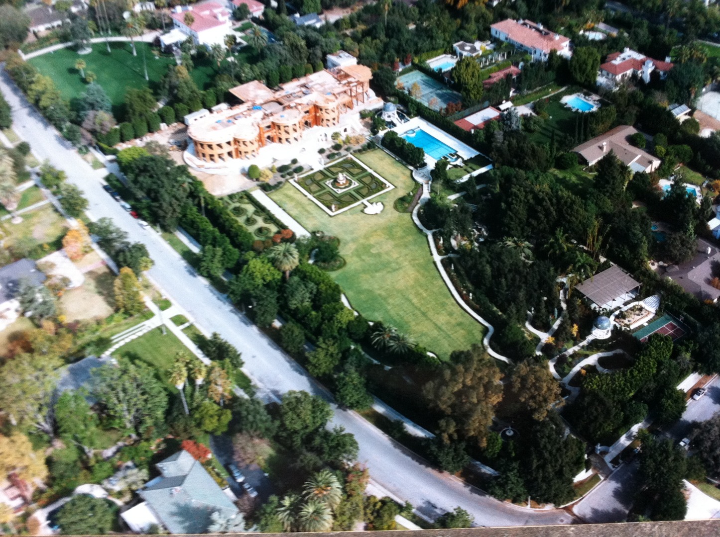 5 acre estate aerial